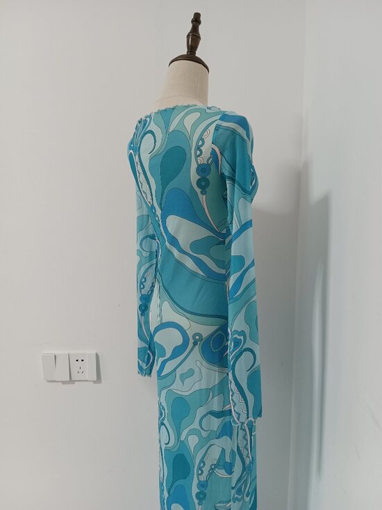 PUCCI Orchidee-print maxi dress - Picture 7 of 9